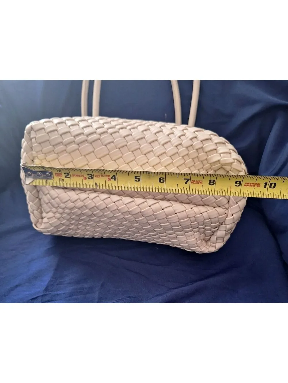 NWT EXPRESSIONS NYC Vegan Small Tote Purse Handbag Beige Taupe